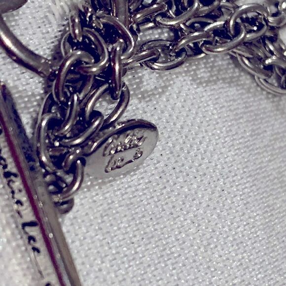 Cookie Lee Tree of Life Necklace Silver Tone Chain 16” Gorgeous - Picture 4 of 4